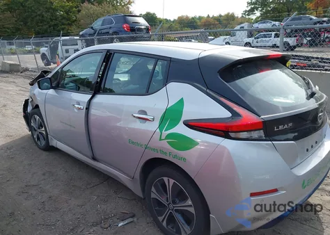2020 Nissan Leaf Sl Plus 62 Kwh z USA, uszkodzony, nr VIN 1N4BZ1DP3LC307747